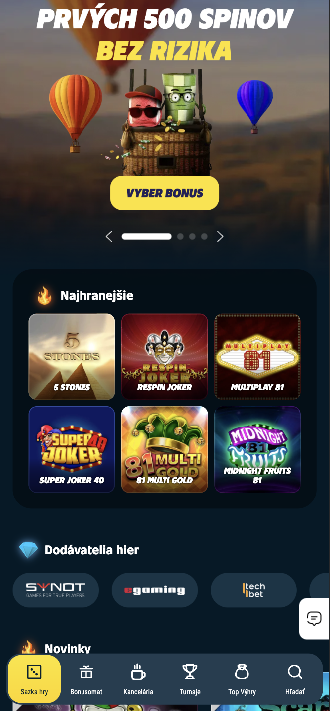 Živé hry v Sazka casino: blackjack a ruleta